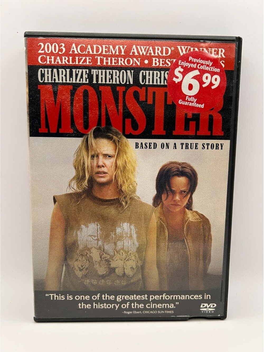 Monster DVD Charlize Theron Blockbuster Case Widescreen Region 1